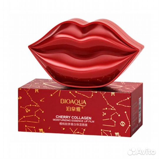 Bioaqua, Патчи для губ с вишней Cherry Collagen, 2