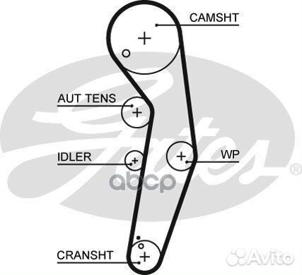 Комплект ремня грм VAG A3/A4/A6/fabia/octavia/G