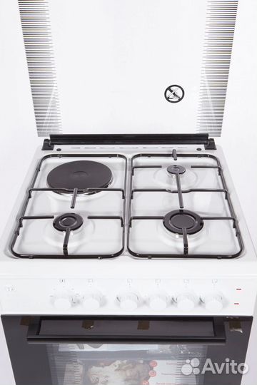 Плита электро-газовая vesta Valencia VKE 10-E whit