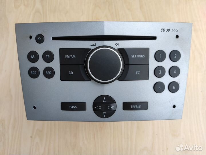 Магнитола CD30MP3 Blaupunkt Opel Astra H Zafira B