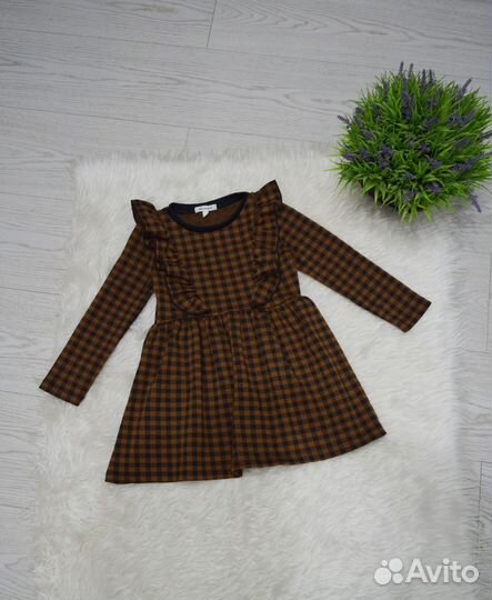 Фирменные платья с рукавом 92-98 см девочки