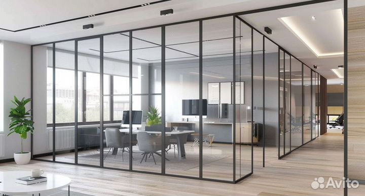 Перегородка из стекла с гарантией