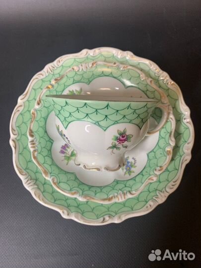 Чайная тройка германия Schoenau 50-e