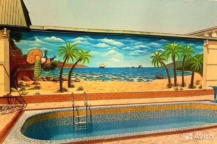 Роспись стен, скульптор, барельеф 15лет опыта