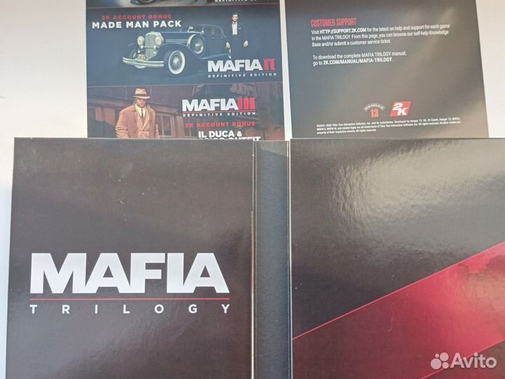 Диск для PS 4. Mafia: Trilogy. Новый