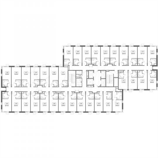 Апартаменты-студия, 20,8 м², 21/21 эт.