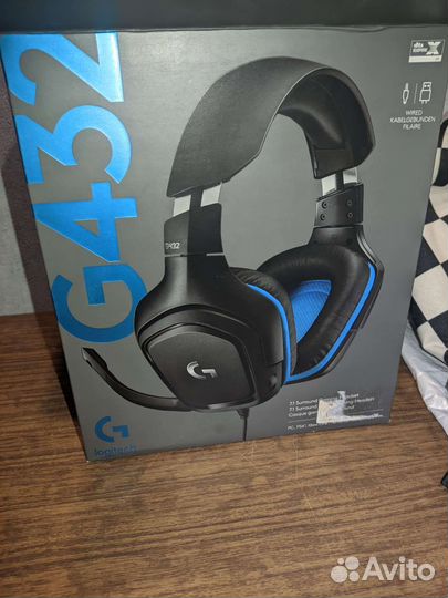 Наушники Logitech G432