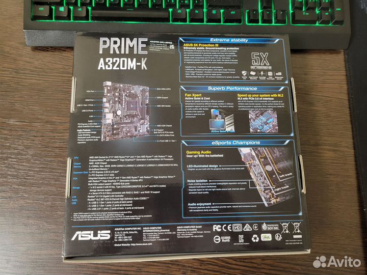 Новая материнская плата Am4/1200 гарантия 3 года