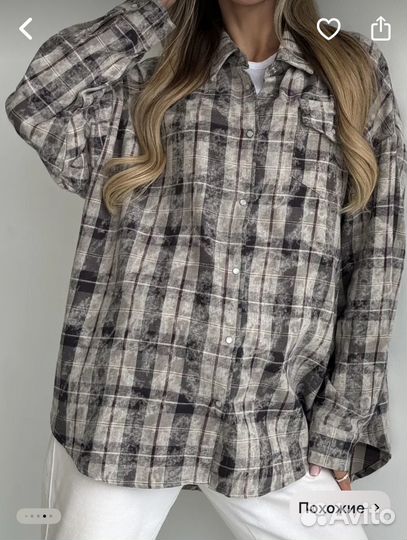 Рубашка варенка на кнопках