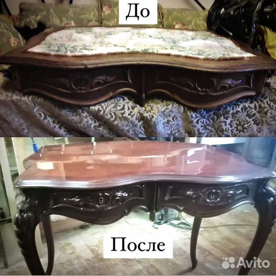 Реставрация деревянной мебели