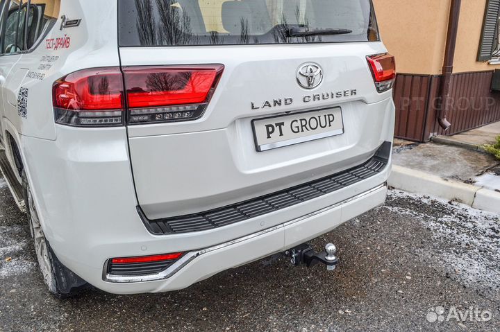 Фаркоп (тсу) Toyota Land Cruiser 300 съемный квадр