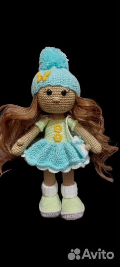 Куклы, вязаные игрушки ручной работы, для детей