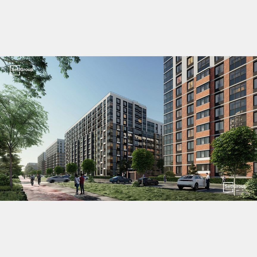 1-к. квартира, 40,4 м², 2/12 эт.