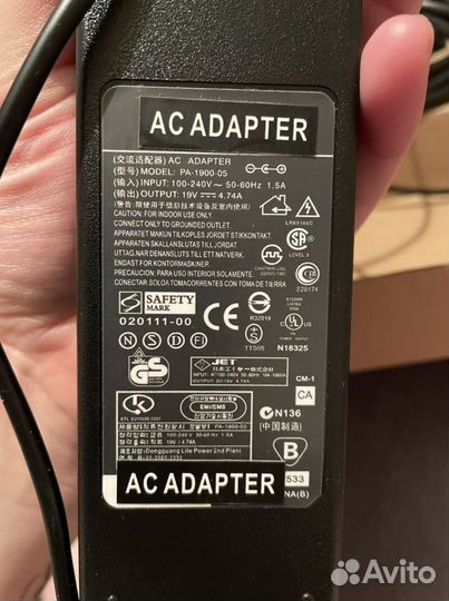 Зарядное устройство для ноутбука acer