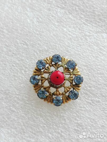 Советский Винтаж Бижутерия Брошка Красивая