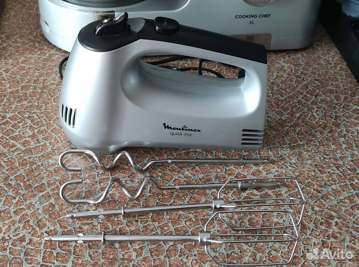 Миксер Moulinex HM310E10, серебро