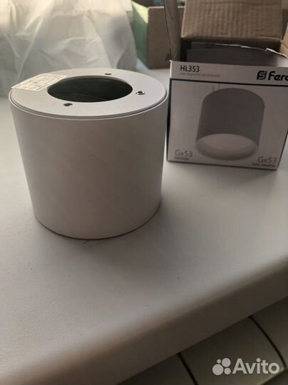 Светильник дпо-12w GX53 белый (HL353) спот