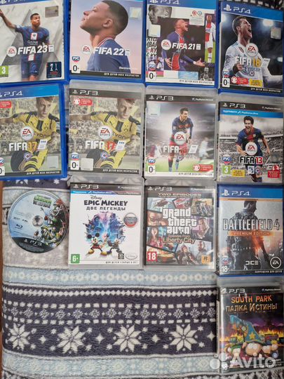 Продам диски для ps 3 и ps 4