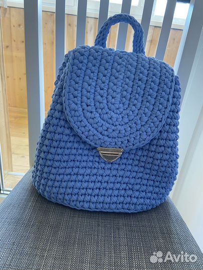 Рюкзак женский вязаный