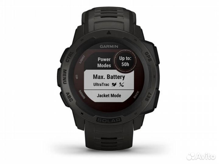 Часы Garmin Instinct Solar Graphite