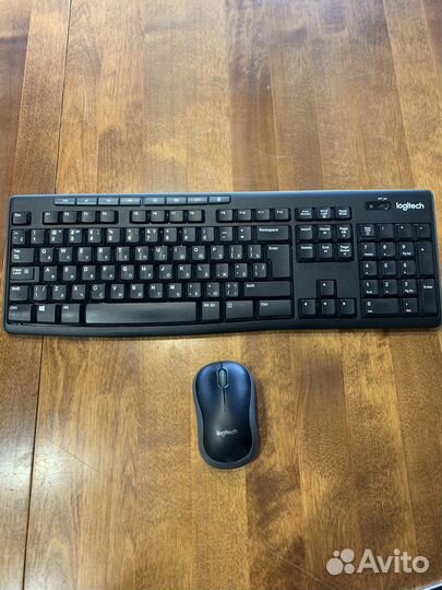 Беспроводная клавиатура и мышь Logitech
