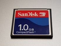 Карта памяти compact flash SanDisk 1 Гб
