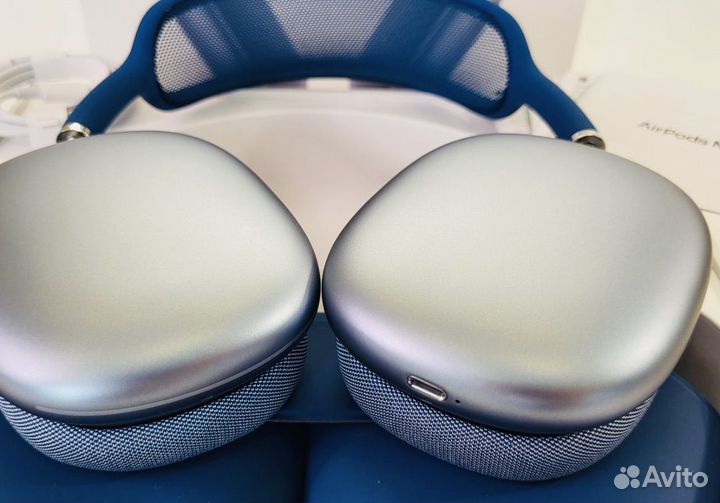 AirPods Max синий Sky Blue (Гарантия, Доставка)