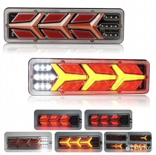 Задние LED фонари на газель