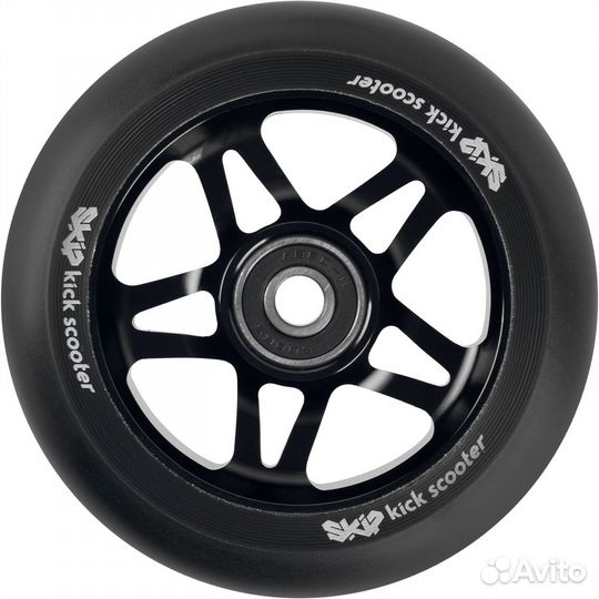 Колесо skip WHL19 100x24mm черный Vor50