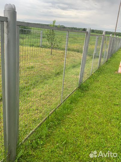 Забор из сетки сварной бу