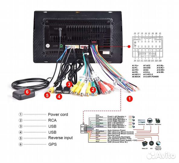 Магнитола Андроид. 9 Дюймов 1/32 Память. Новая