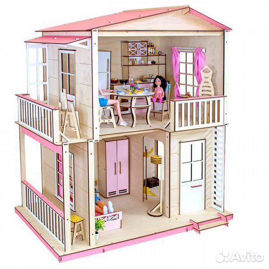 Кукольные деревянные домики