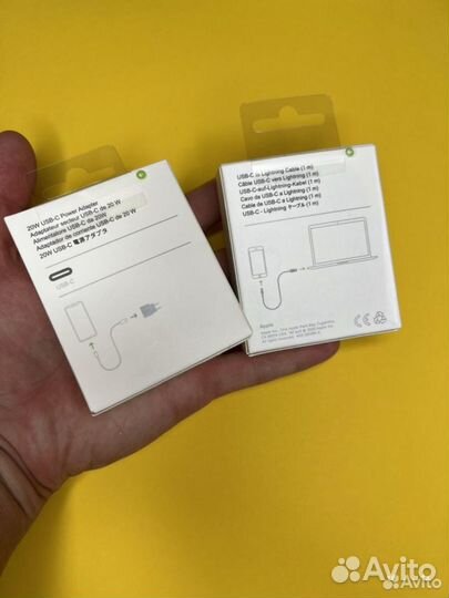 Адаптер питания и кабель apple 20w USB-C