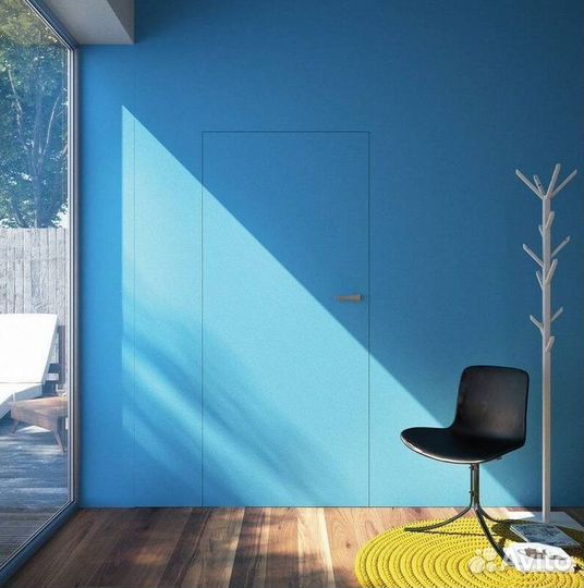 Скрытые межкомнатные двери под отделку