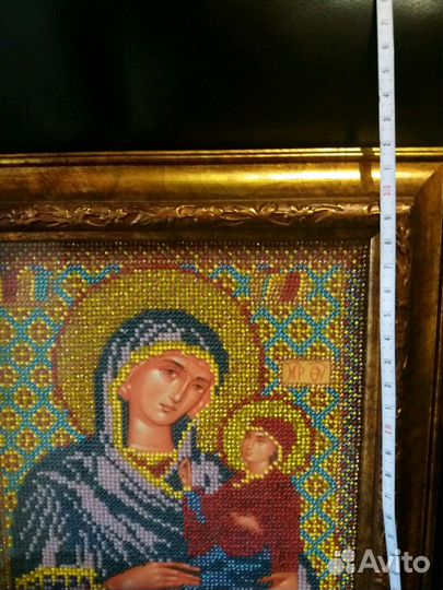 Икона вышитая бисером