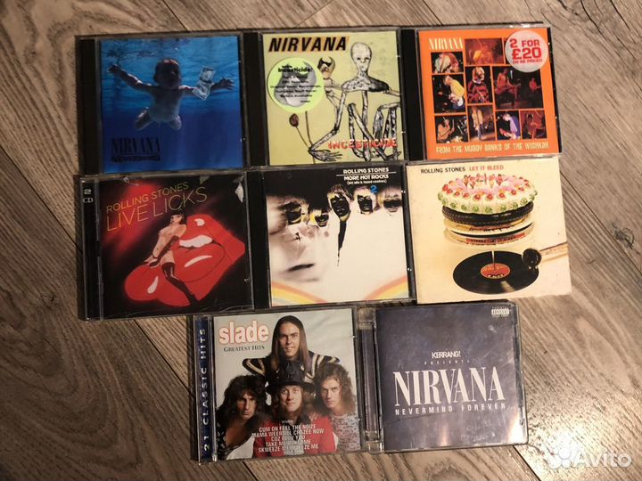 CD фирменные, рок