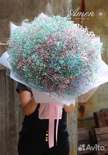 Букет радужный, доставка цветов