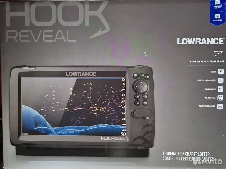 Эхолот-картплоттер Lowrance Hook Reveal-9TS