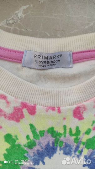 Костюм флис Primark для девочки 116