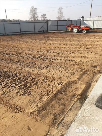 Вспашка, разработка целины, подготовка под газон