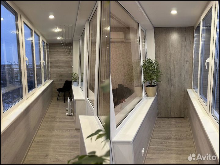 Балкон под ключ. Пластиковые окна с гарантией