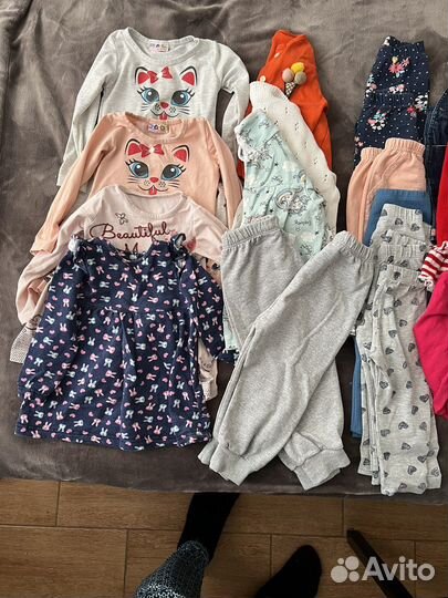 Вещи пакетом на девочку86-92