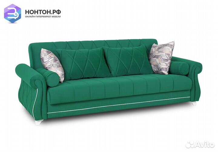 Диван книжка Роуз зеленый