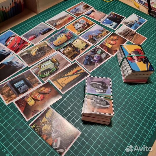 Наклейки panini тачки 3