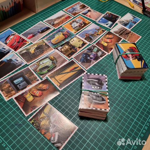 Наклейки panini тачки 3