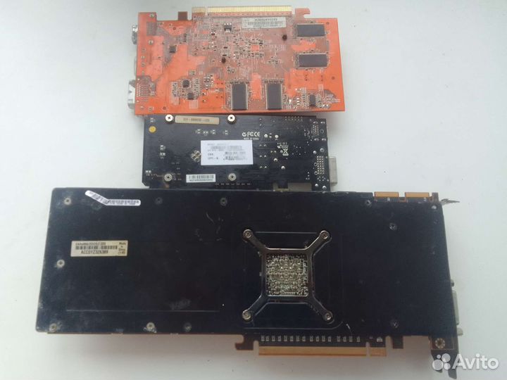 Три разных видеокарты