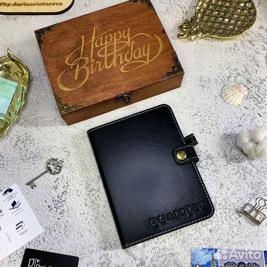 Элит: Кожаный ежедневник Элит с именной гравировкой - стиль и качество в каждой детали