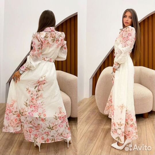 Платье сакура Zimmermann