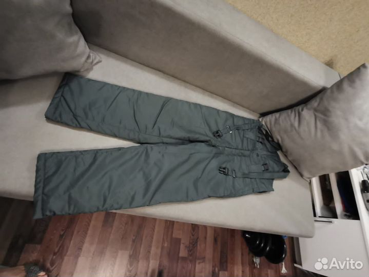Штаны ватные на лямках