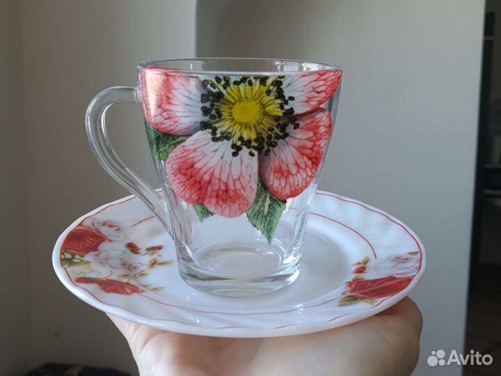 Чашка с блюдцем